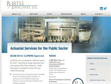 Tablet Screenshot of bartel-associates.com